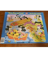 Mickey Mouse And Friends Jaymar Disney &quot;Seashore Funtime&quot; Tray Puzzle  #... - $145.87 MXN