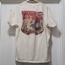 Harley Davidson Feel the Power Henderson, NV Skull Dice Motorcycle Shirt... - $22.33