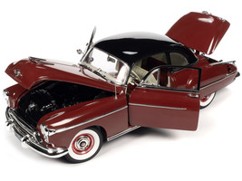 1950 Oldsmobile Rocket 88 Chariot Red with Black Top and Red and White Interi... - £93.47 GBP