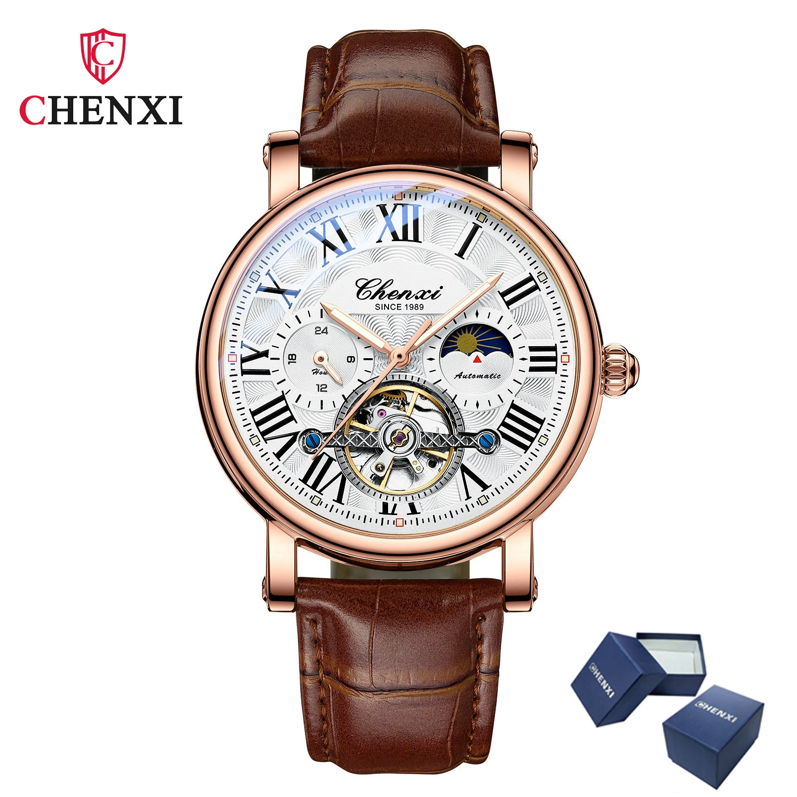 Watch CHENXI 8873 Business High Grade Automatic  Flywheel  Waterproof Men Wholes - $100.67