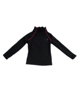 Champion Fille Froid Gear Faux Col Manche Polaire Doublé Thermal Noir / ... - $263.24 MXN