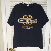 Hanes Army Uncle Tee Shirt Size XL Ft Jackson SC Black Graphic U.S. Soldier - £9.55 GBP