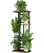 Plant Stand Indoor 4 Tier 5 Potted Multiple Plant Shelf Stands - $490.61 MXN