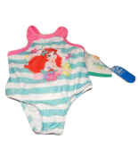 Baby Girls Swimsuit Princess Ariel Size 3/6 Months NEW Little Mermaid On... - £13.78 GBP