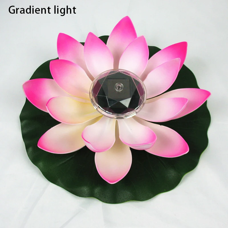 Solar  Lamps LED  Flower Shape Light for Floating Fountain Pond Garden Decoratio - £62.01 GBP