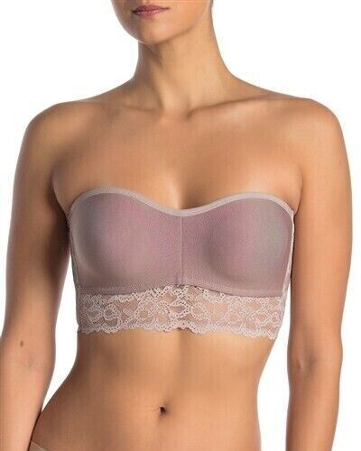 Primary image for NEW Wacoal S b.Tempt'd b.charming Wireless Bandeau Bra 910232 Taupe Small
