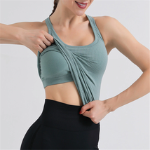VigoBreviya Seamless Yoga Tops With Bra Women 2020 Sleeveless Fitness Sp... - $49.28 CAD