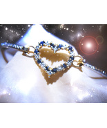 HAUNTED BRACELET MIDNIGHT SAPPHIRE SOUL STRENGTHENING MAGICK WITCH CASSIA4 - €426,64 EUR