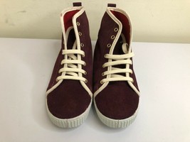 Spritz Kid&#39;s Suede High Top Burgundy Sneakers - £12.58 GBP