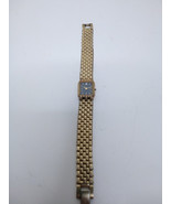 VINTAGE BULOVA LADIES WATCH BLACK FACE DIAMOND ACCENT Working - $774.20 MXN