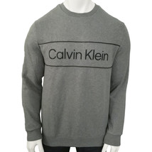 Nwt Calvin Klein Msrp $65.99 Men&#39;s Gray Crew Neck Long Sleeve Sweatshirt Size S - £28.20 GBP