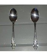 Oneida Michelangelo Cube Teaspoons Stainless 6” Set of 2 Replacement Vin... - $15.00