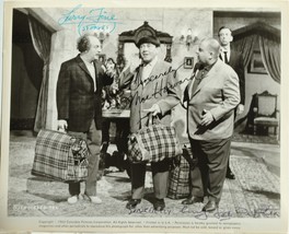 The Three Stooges Signed Photo x3 - Moe Howard, Larry Fine, Joe De Rita w/COA - £6,163.25 GBP