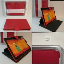 Verizon Folio Case For Samsung Galaxy Note 10.1 Red Tablet w Kickstand M... - $21.99