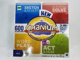 New! Cranium 3 In 1 Board Game 600 New Cards 4 + Adult Players - £32.14 GBP