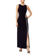 MSK Womens Sleeveless Embellished Evening Dress Blue 10 - £32.82 GBP