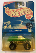 Hot Wheels Tall Ryder #481 1995 GREEN New Old Stock Read Description - $3.19