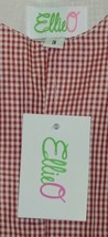 Ellie O Gingham Full Lined Cotton Polyester Blend Longall Size 3 Color Red image 2