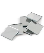 5 Mirror Tile Squares 3&quot; x 3&quot; inch Square Shape Real GLASS Craft MIRRORS... - £17.00 GBP