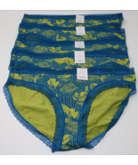 Auden Women&#39;s Underwear Lace Bikini Cotton Blend Green Jade size XL 16 L... - $12.86