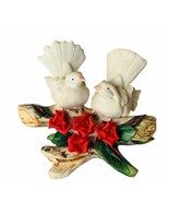 Capodimonte porcelain Bird flower Savastano Gricci Italy figurine Doves ... - £98.69 GBP