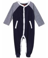 NWT 7 For All Mankind 6-9 mo infant baby one pc footie footed outfit sna... - $43.76 CAD