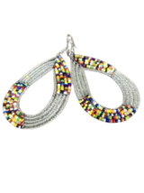 African Maasai Beaded Ethnic Tribal Earrings - Handmade in Kenya 35 - £7.95 GBP