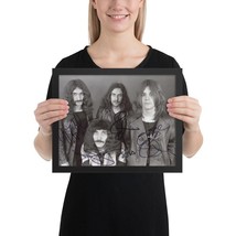 Black Sabbath Framed REPRINT signed photo - £62.38 GBP