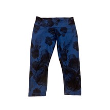 Lululemon Wunder Under Crop II Jumbo Inky Floral Black Inkwell Women&#39;s S... - $19.99