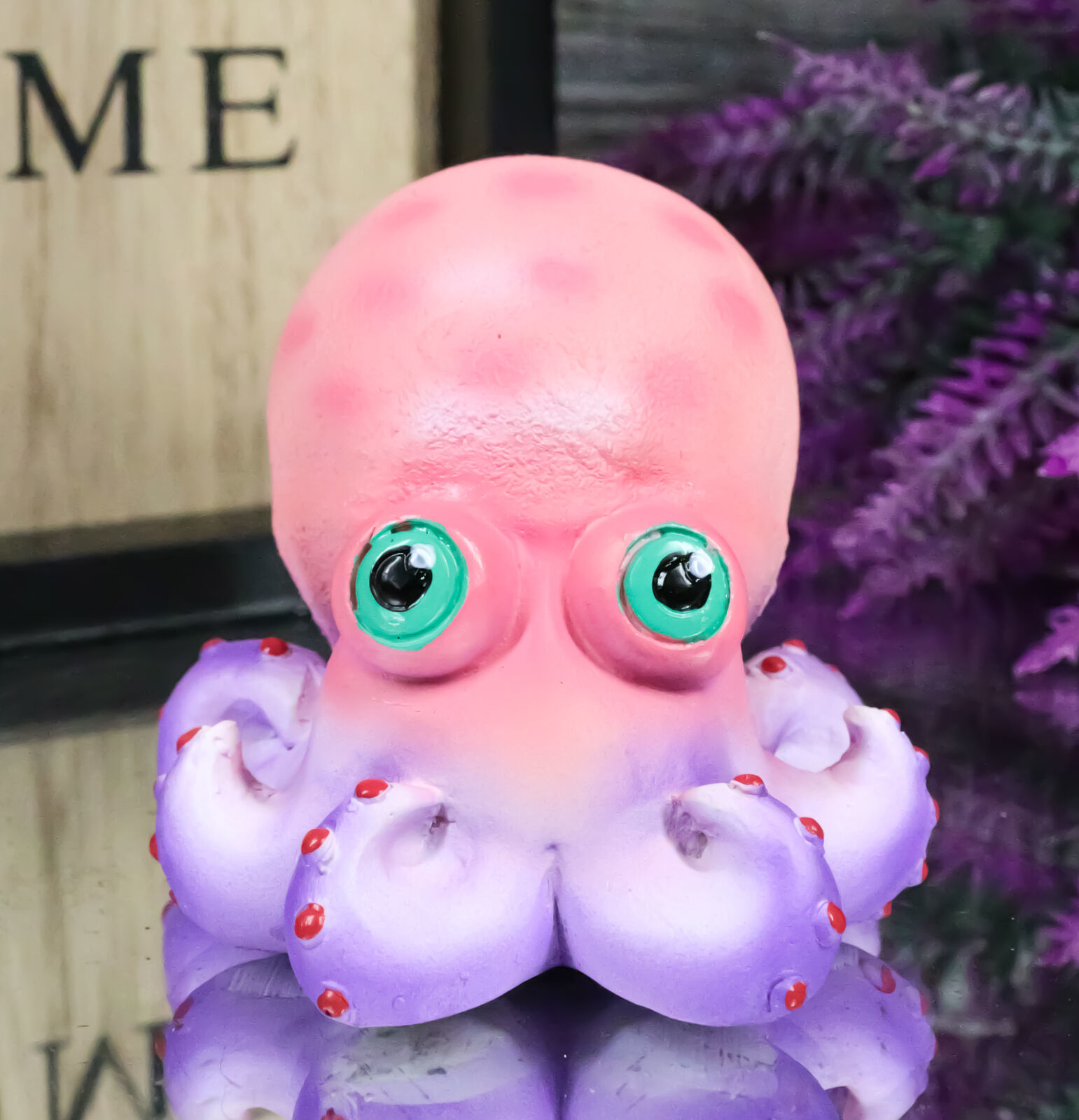Coastal Nautical Marine Colorful Cephalopod Sea Octopus Ocho Mini Figurine - $17.99