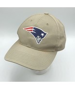 New England Patriots Khaki Snapback Cap  Adjustable Hat Twins Enterprise... - £23.45 GBP