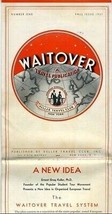 1937 WAITOVER Grand Tour Europe Brochure Keller Travel Club TransAtlanti... - $44.50