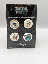Star Wars Nite 2022 Disneyland Buttons Pins Book of Boba Fett Set Of Pin... - $85.55 MXN