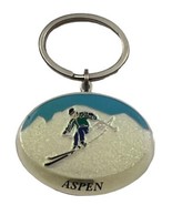 Vintage Keychain Aspen Colorado Skiing Souvenir Travel - £7.96 GBP