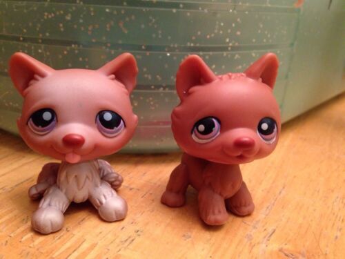Primary image for Littlest Pet Shop Dogs,  2 HUSKYS,  #38, #39,  2006, 2007  HASBRO