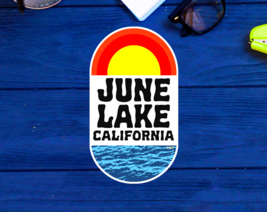 June Lake Vinyl Decal Sticker 4&quot; or 4.5&quot; Tall California Vinyl USA CA - $5.44+