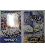 Teen Angels 2008/9 Tour Tecnica 2 Passes Casi Angeles Presents NM Luna P... - $17.50 CAD
