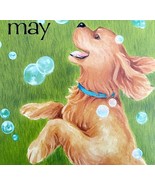 Spaniel Bubbles May Dog Days Poster Calendar 14 x 11&quot; Art Leigh DWDDCal - $40.83 CAD