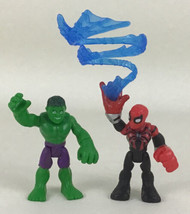 Playskool Super Hero Squad Web Capture Spider Man Hulk Action Figure 2016 Hasbro - £11.64 GBP