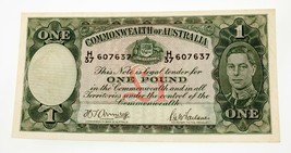 1942 Australia Un Dollaro Scegliere #26b Extra Sottile Condizioni - $415.78