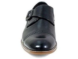 Mens Shoes  Stacy Adams Desmond Monk Strap Black Leather 25162-001 image 7