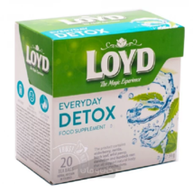 Loyd Everyday DETOX Food Supplement Herbal Infusion Tea 20 Pyramids Made... - $6.92