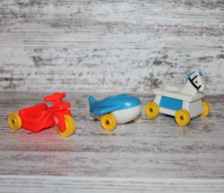 Vintage Fisher Price Little People Family Nursery Set Lot Plane Horse Tricycle - £10.23 GBP