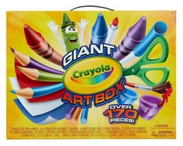 Crayola Giant Art Box 177pc Crayons Markers Colored Pencils Drawing Kids Art NIB - £15.97 GBP