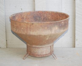 Primitive Antique Steampunk Metal Milk Strainer Cream Separator Rustic Farm - $64.35
