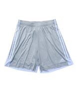 Adidas Mens L Grey/ White Tastigo19 Soccer Active Sports 7&quot; Shorts GV1614 - €15,42 EUR