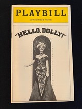 1978 Playbill Lunt-Fontanne Theatre Ny Hello Dolly  Carol Channing Eddie Bracken - £15.75 GBP