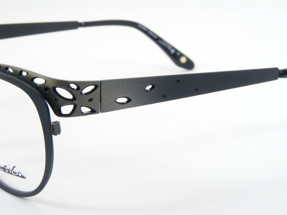 Variation DESIGN 5717 Alizee MATT BLACK /CHAMPAGNE EYEGLASSES V.DESIGN 52-16-135 Item image 7