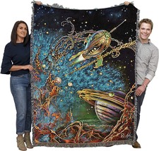 The Archway Space Planet Blanket by Myles Pinkney - Gift Fantasy Tapestry, 72x54 - £61.34 GBP