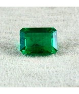 TOP NATURAL EMERALD OCTAGON CUT 3.85 CARAT 11X8MM PRECIOUS GEMSTONE RING... - £18,432.58 GBP